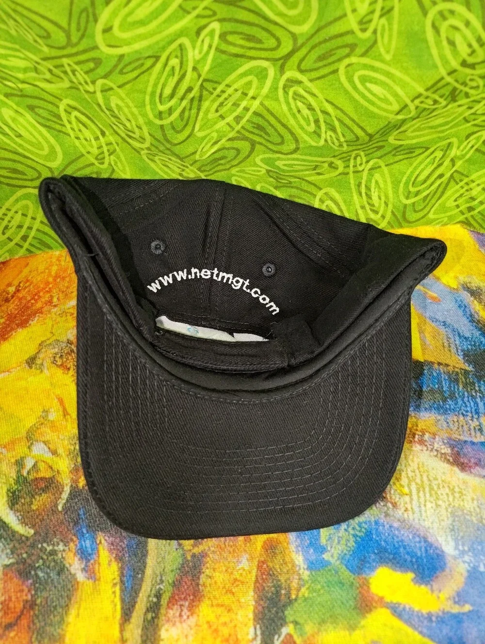 NET Management Embroidered LogoTrucker Strap-on Hat Cap